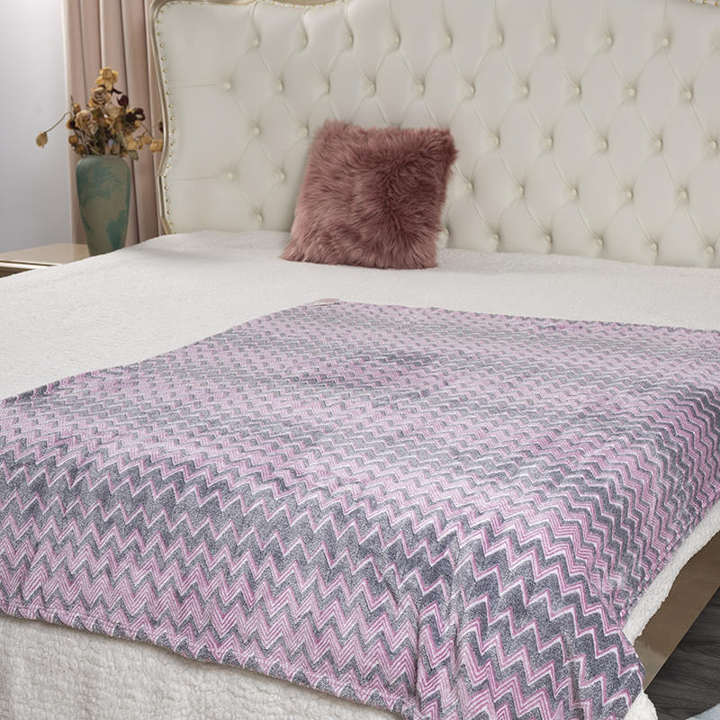 50 * 60 inch comfortable home cationic flannel blanket